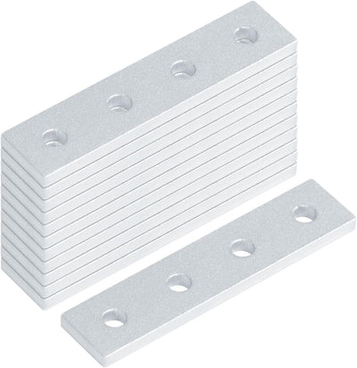 Placa unión 4 agujeros para perfil aluminio ranura T