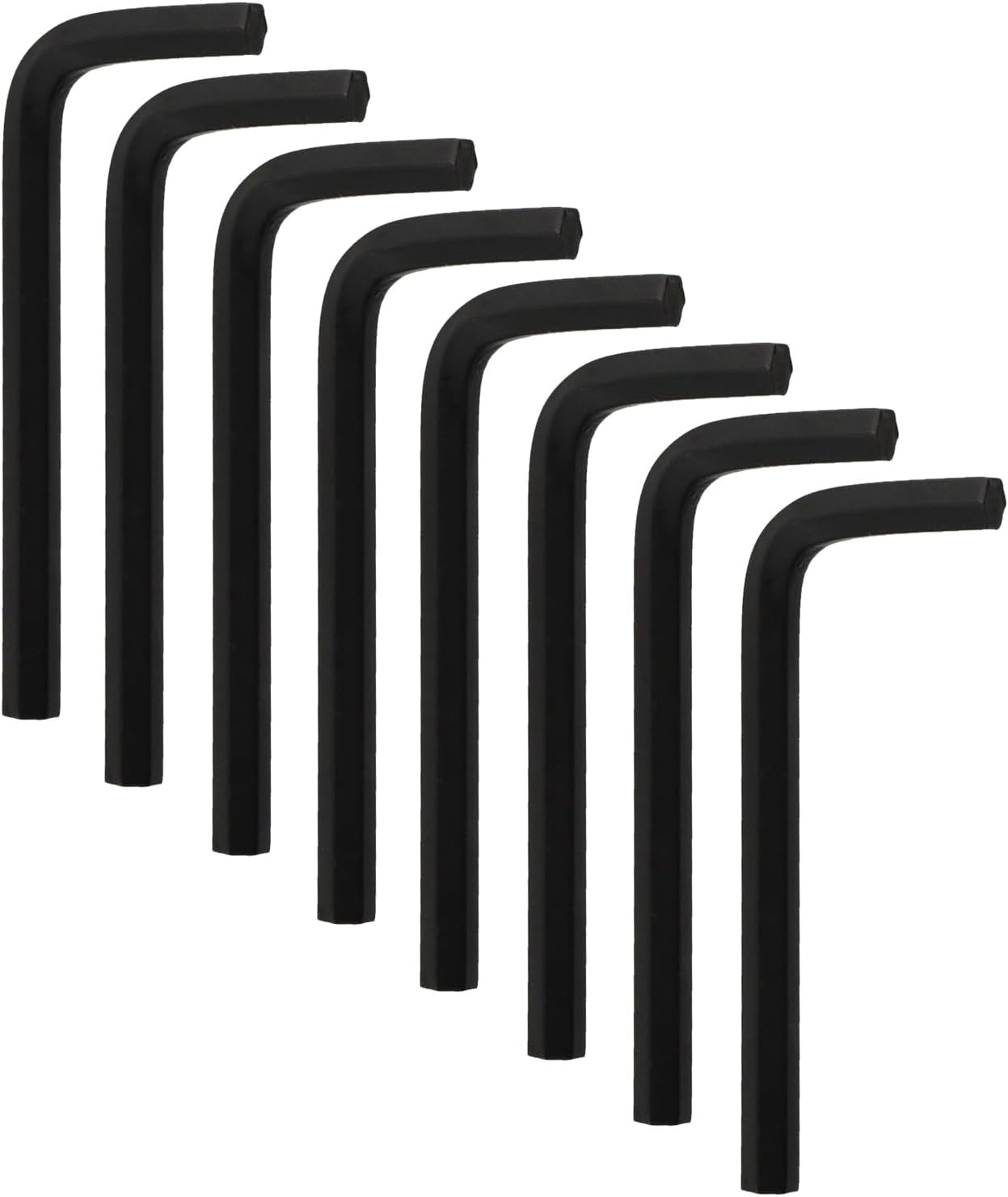 Set 8 Llaves Hexagonales Métricas 0.236pulg Negro