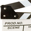 Pizarra Corte Película Clap Board Director Blanco