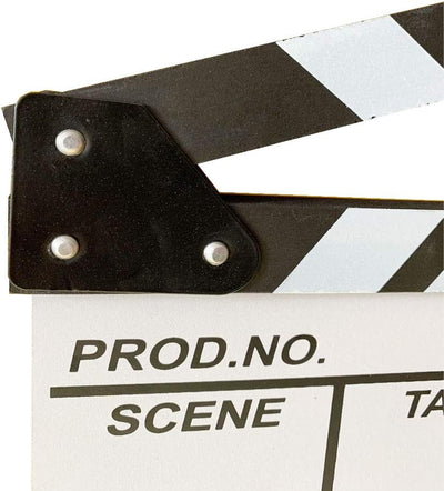 Pizarra Corte Película Clap Board Director Blanco