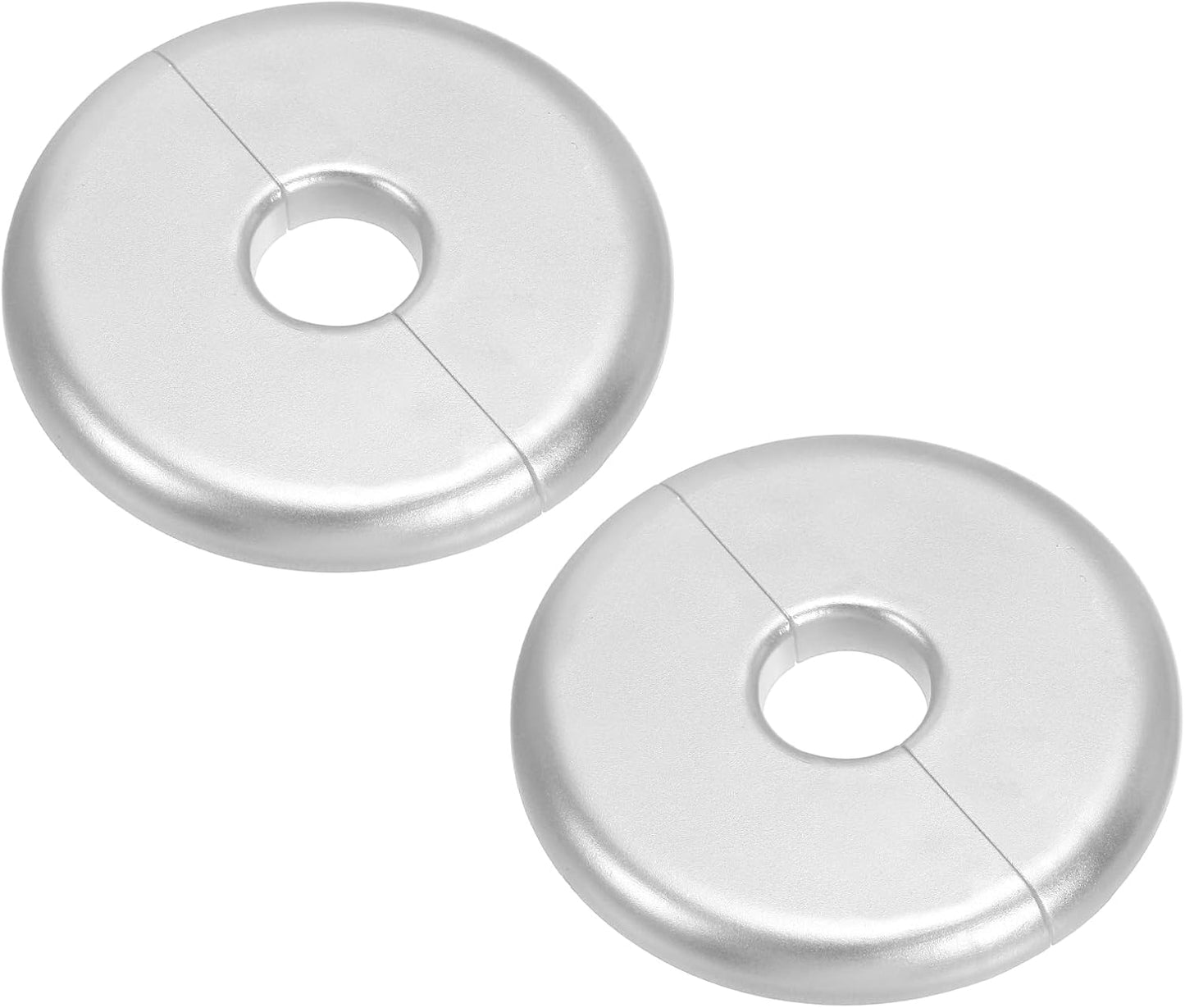 2 Bridas ABS Autoadhesivas para Ducha 0.6pulg Cubierta Tubo Agua