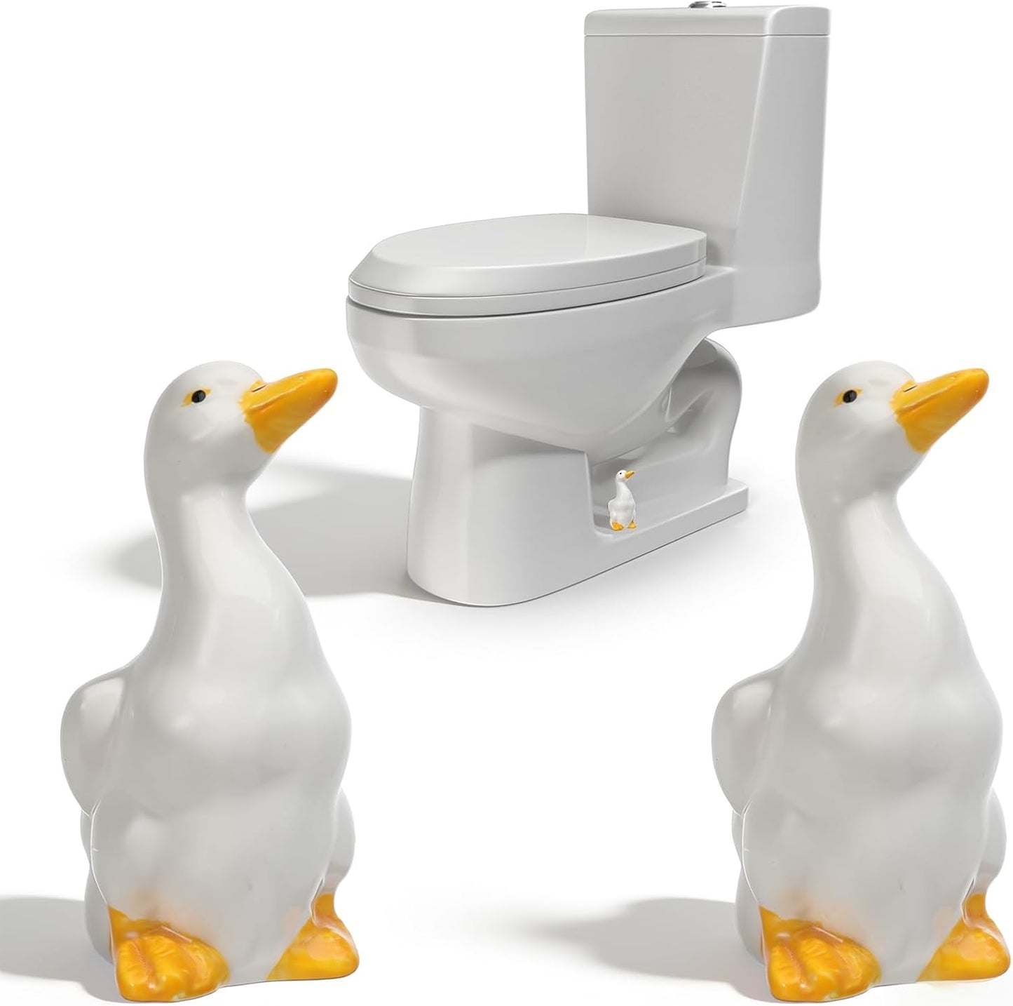 Fundas cerámica para pernos inodoro set 2 decorativas