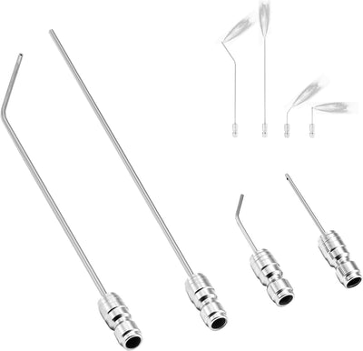 Kit boquillas aguja presión con varilla acero inox 1/4pulg