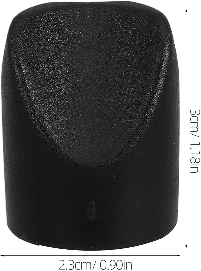 8 Tapas Plegables Plástico Negro para Sillas Patio