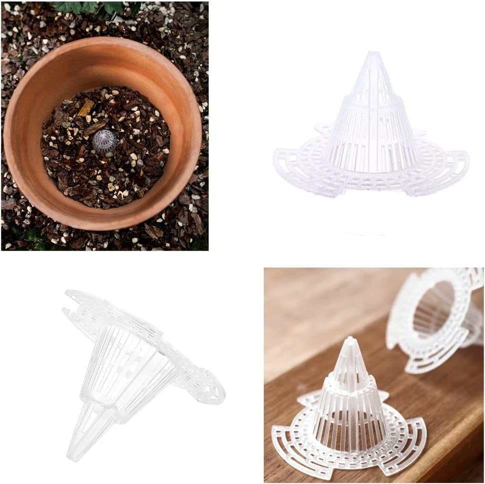 15 Almohadillas Malla Plástico Drenaje Anti-raíz Jardinería