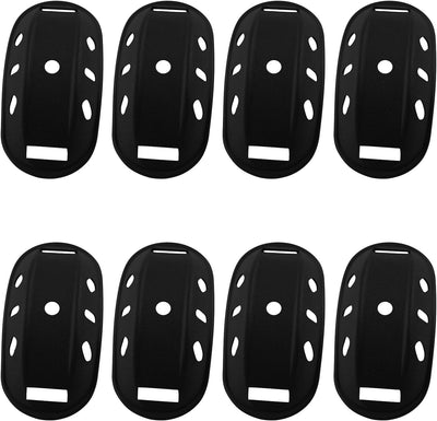 Cinta para casco plástico negro 8 pzas bicicleta patineta fútbol