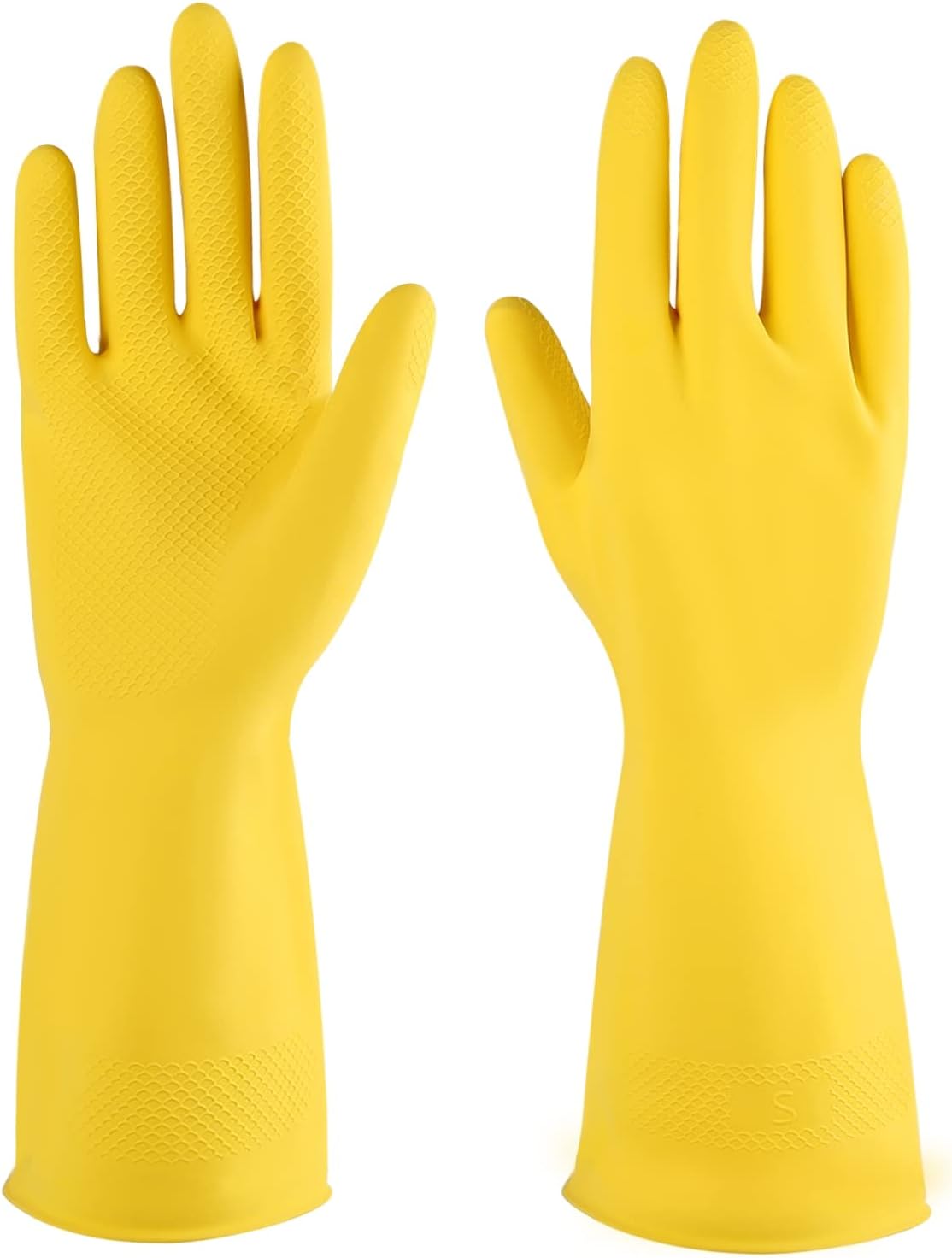 Guantes goma reutilizables para lavar platos hogar