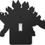 Cubiertas metal negro para placa interruptor alce árbol montaña