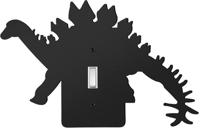 Cubiertas metal negro para placa interruptor alce árbol montaña