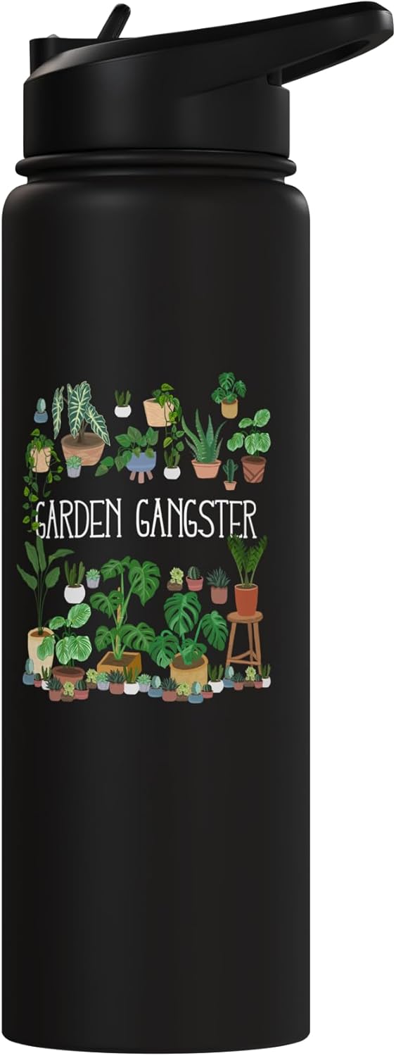 Botella de agua aislada acero inoxidable Garden Gangster
