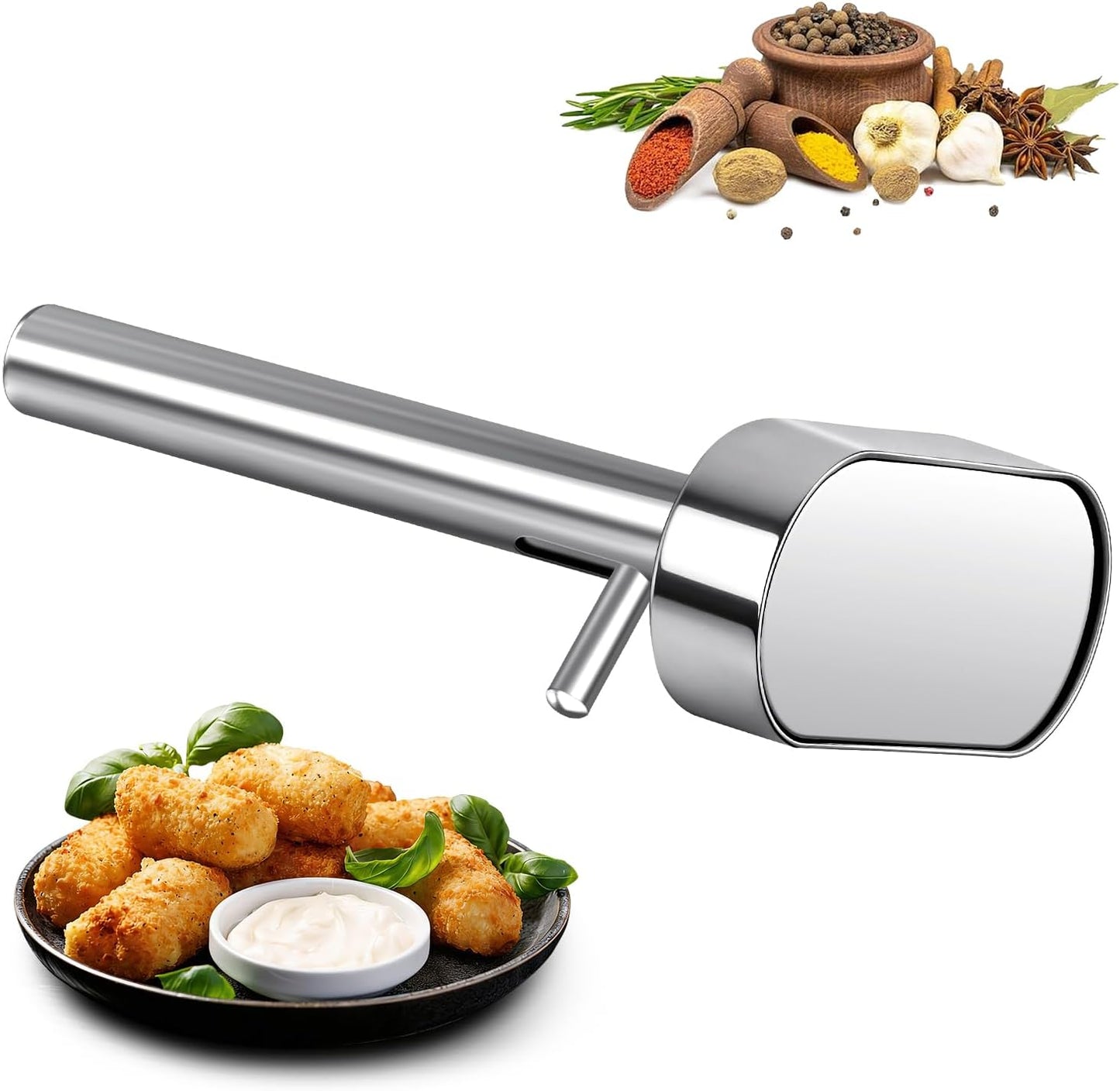 Molde prensa falafel acero inox antiadherente