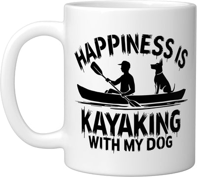 Taza Cerámica para Perros de Aventura en la Naturaleza