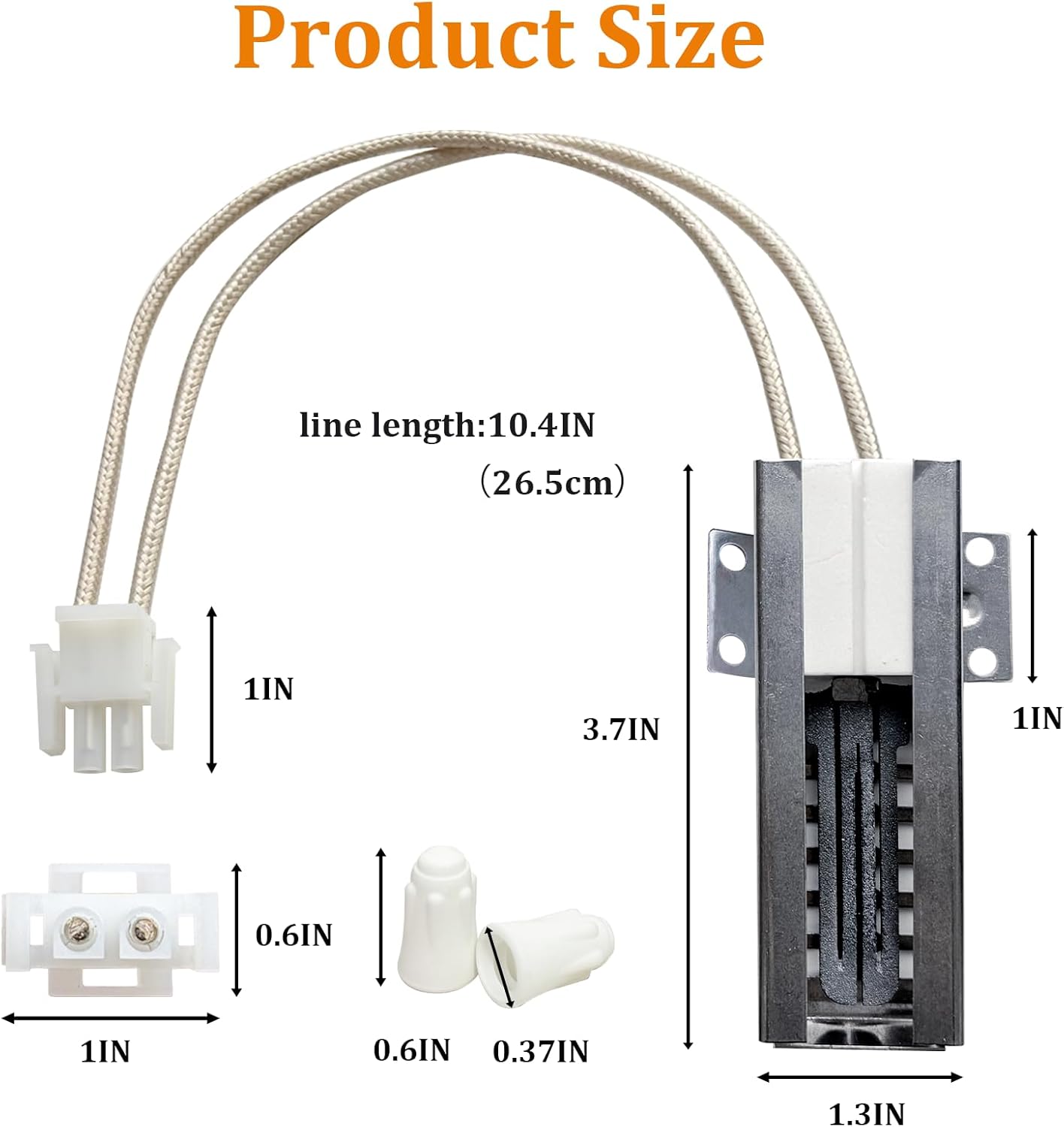 Encendedor horno gas plano con enchufe reemplazar WB13K21