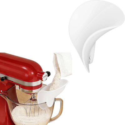 Embudo de harina de silicona universal para mezcladores Kitchenaid