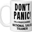 Taza Cerámica para Entrenador de Ventas Blanca