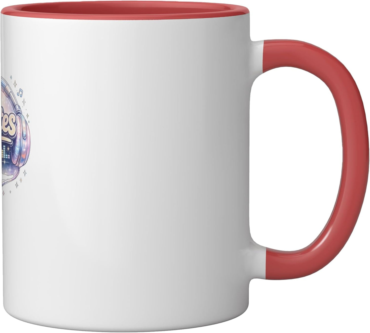 Taza Cerámica Pilates Rojo/Blanco