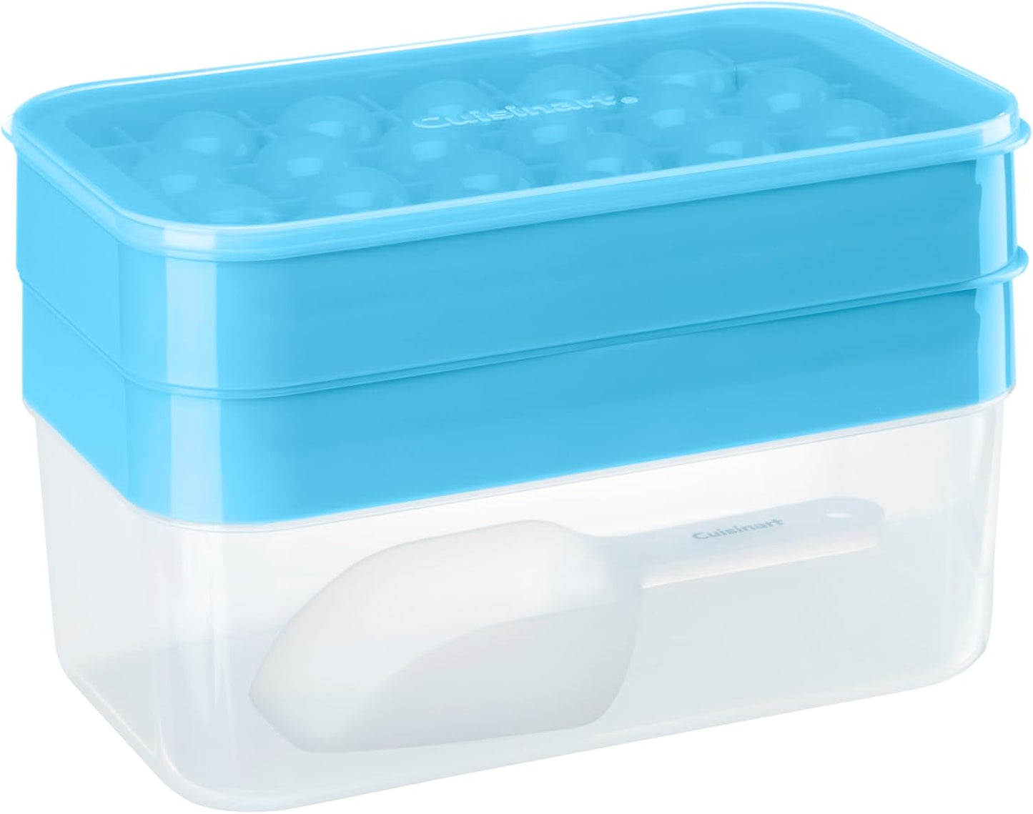 Bandeja cubos hielo redonda 5 pzas