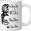 Taza de cerámica blanca divertida I'm Boring Baby