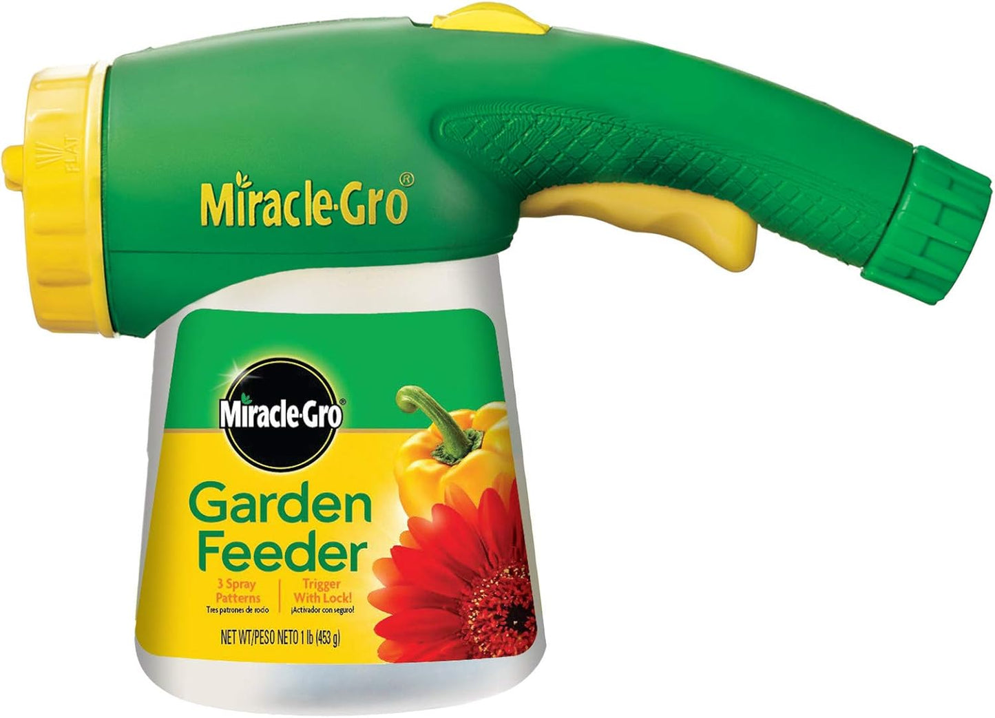 Fertilizante Miracle-Gro para jardín en regador 1libra