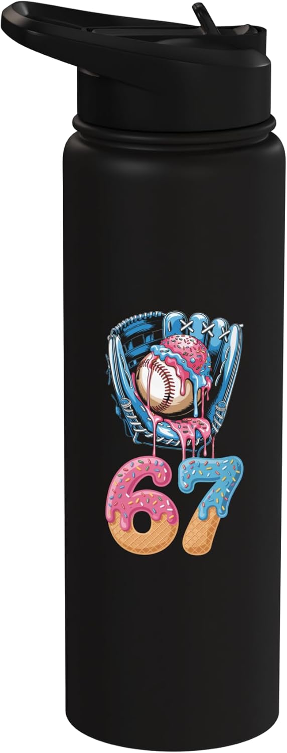 Botella de agua acero inoxidable sin BPA para cumpleaños 67