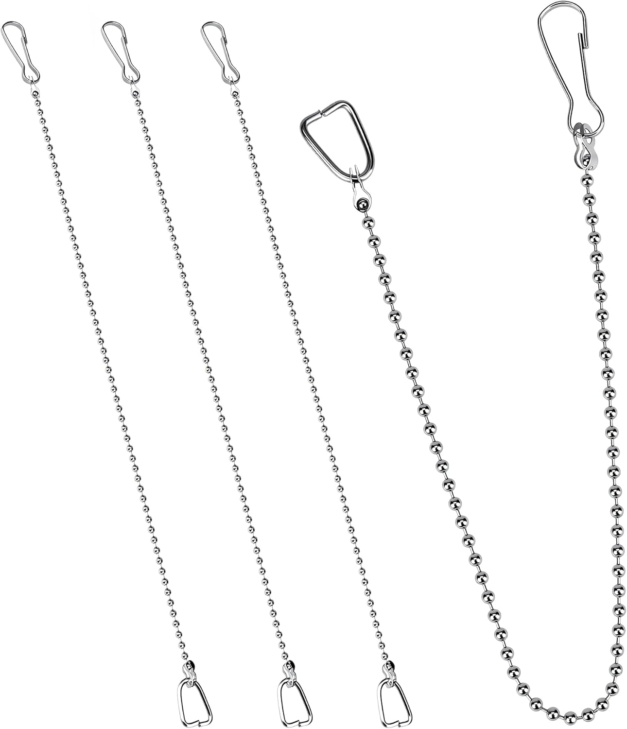 Cadena universal inodoro 12pulg acero inox con gancho