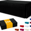 3 Pzas Mantel Elastano Mesa Rectangular 6ft Negro