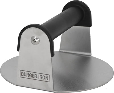 Prensa hamburguesas 6pulg acero inox fondo plano