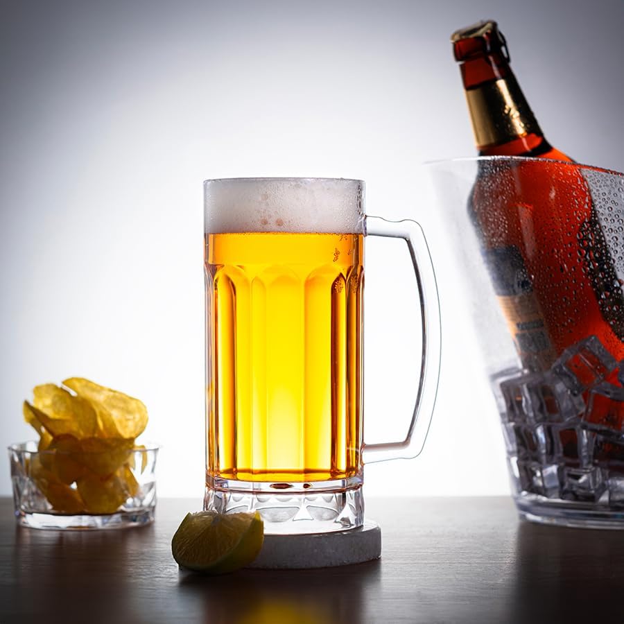 Mug de cerveza claro 12oz set 48 pzas