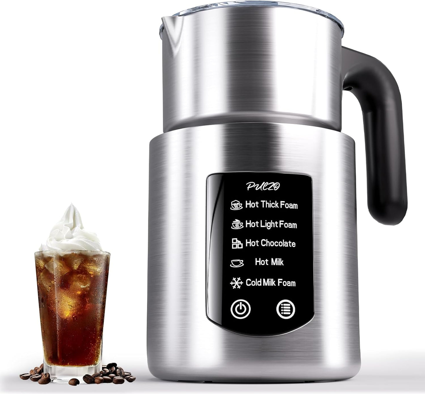 Vaso acero inox para leche eléctrico 17oz frother