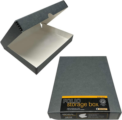 Caja archivo concha metal 9.5x12.5pulg para fotos documentos