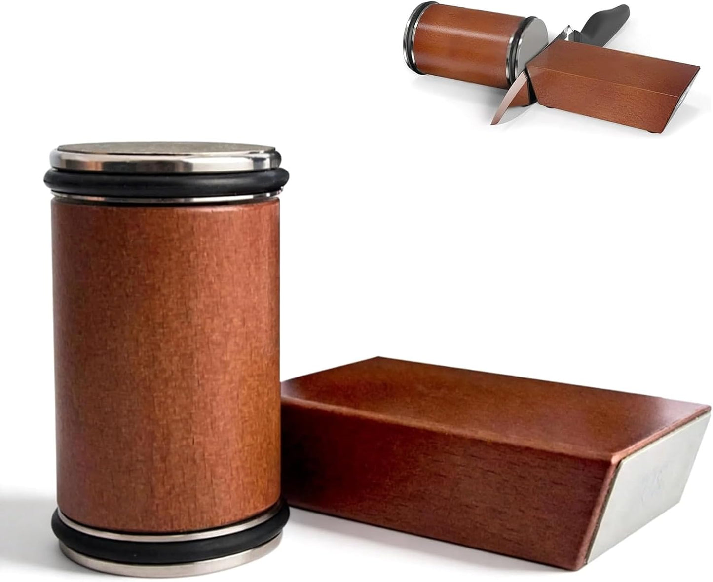 Kit afilado de cuchillos rodantes para hombres y mujeres