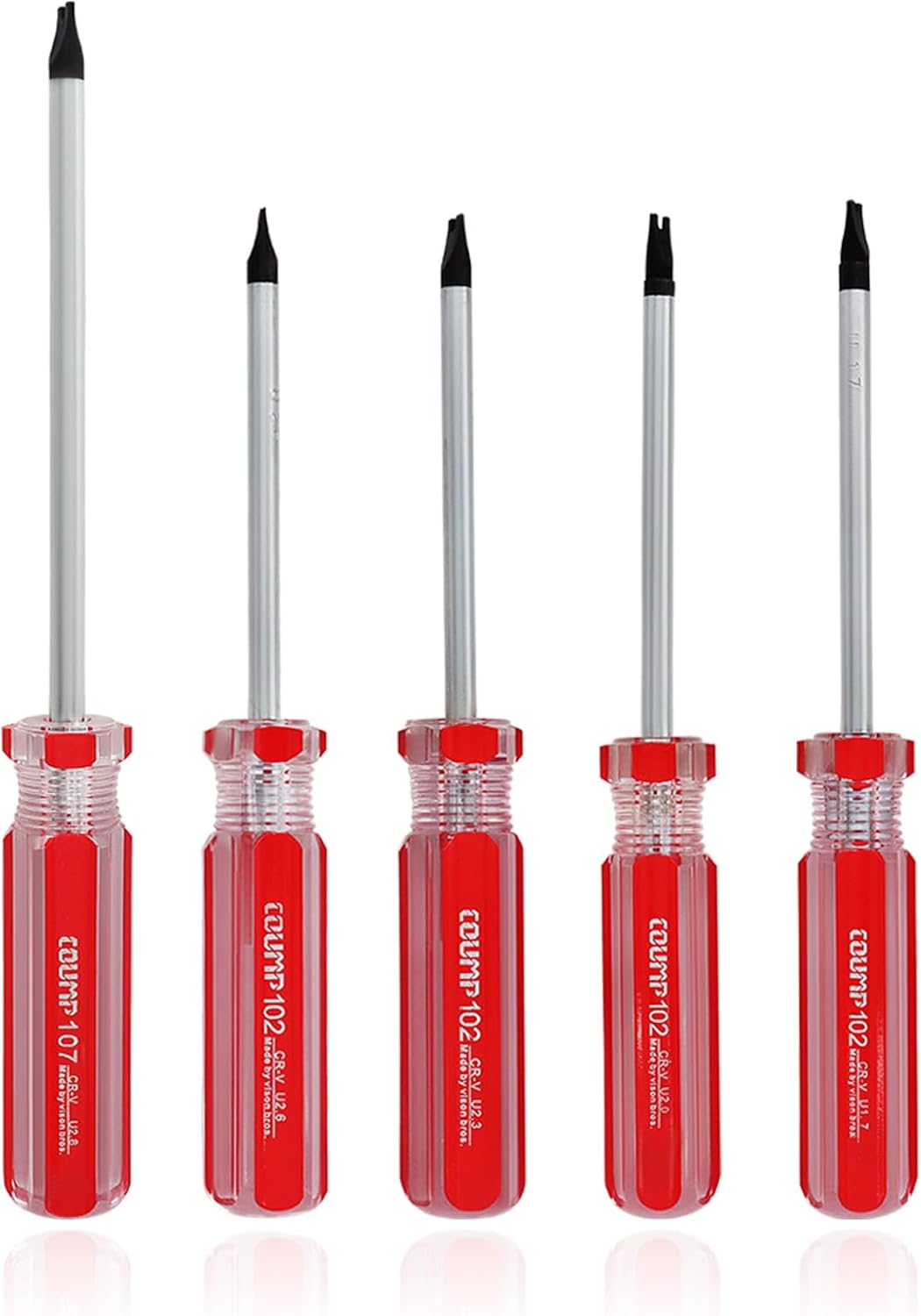 Set 5 llaves inglesas magnéticas M1.7-M2.8 acero cromado vanadio