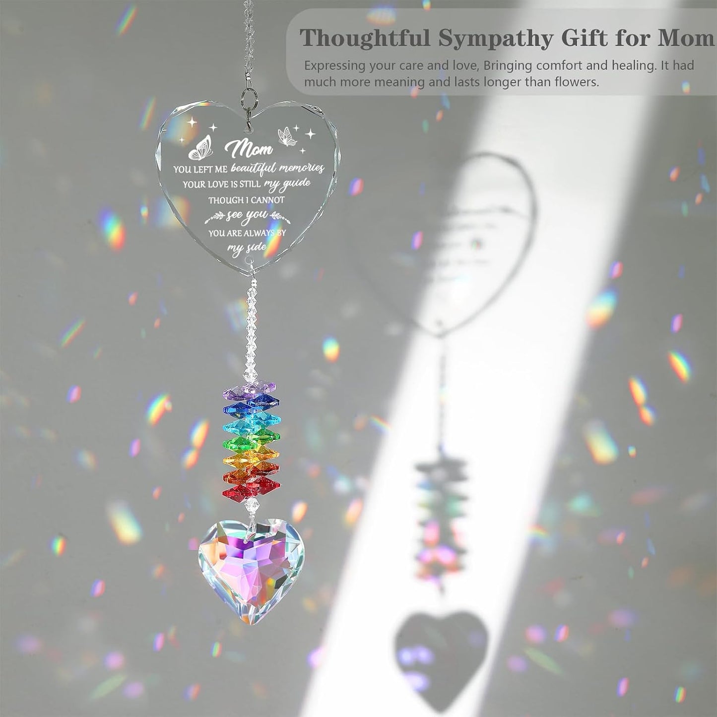 Regalos conmemorativos de sol K9 cristal para pérdida de mamá