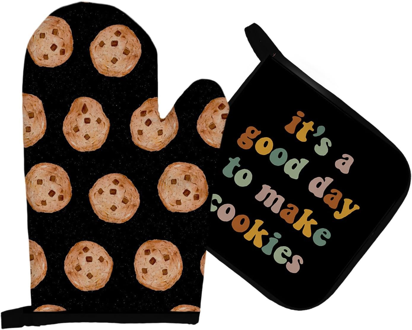 Juego guantes horno soportes ollas resistente calor cocina