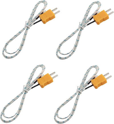 Sensor Termico K Tipo Alambre 4PCS -40 a 400°C Comp TM902C