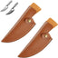 2 Fundas Cuchillo Cuero Sintético 6pulg Con Trabilla