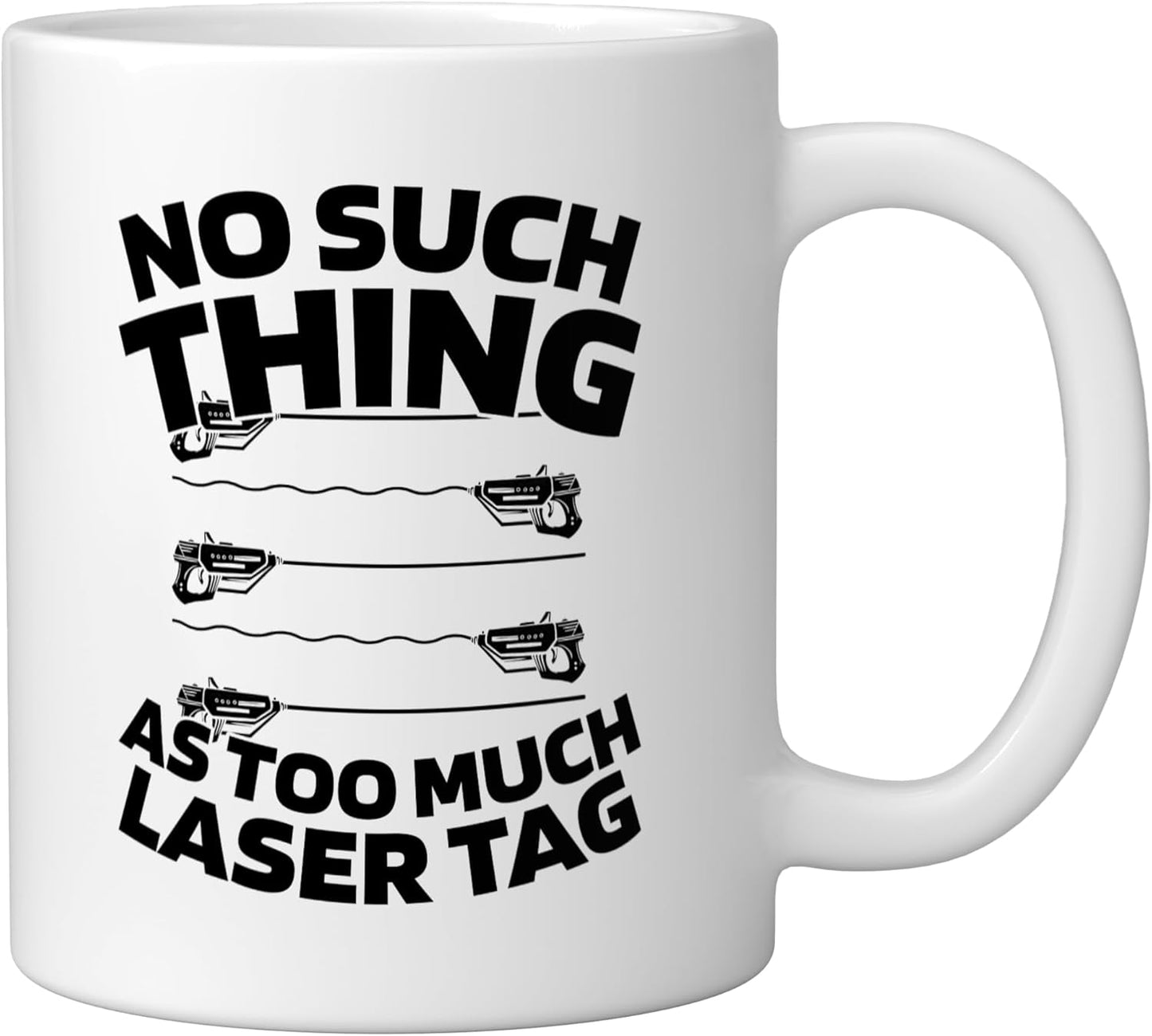 Taza Cerámica Laser Tag Blanca