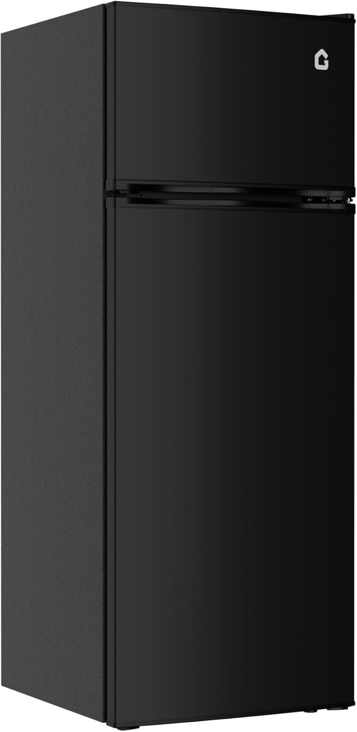 Refrigerador compacto doble puerta 7.5pies³ con congelador 1.6pies³