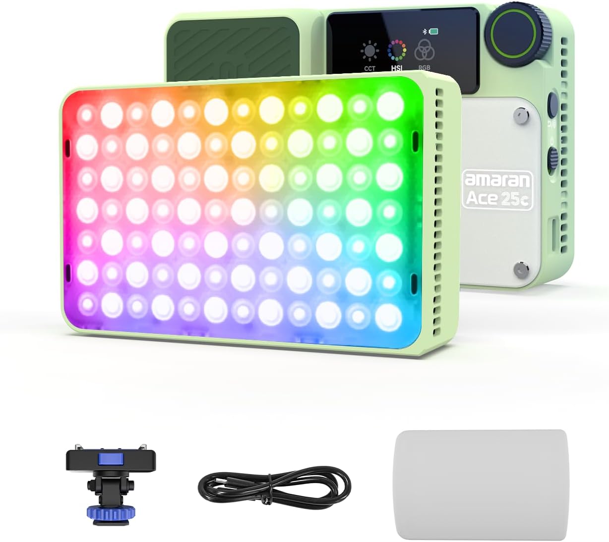 Luz RGB portátil control APP 2300K-10000K