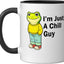 Taza Cerámica Humor Froggy Negro/Blanco