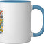 Taza Cerámica para Escuela Azul/Blanco