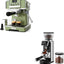 Molinillo y Cafetera Espresso Acero Inox 2en1