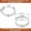 Embudo dosificador espresso acero inox con imán y cepillo