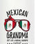 Bottella de agua acero inoxidable aislada estilo abuela mexicana