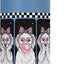 Botella agua acero inox aislada estilo retro bubblegum