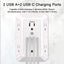 Protector sobretensiones pared con 6 enchufes y 4 puertos USB