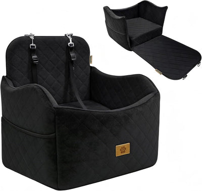 Asiento automóvil perros 2en1 espuma viscoelástica cama lavable
