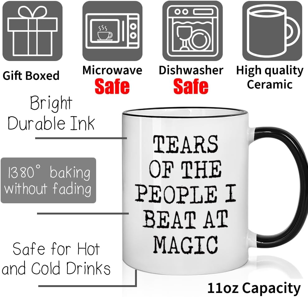 Taza de café divertida Tears of the People I Beat 11 oz