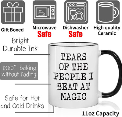Taza de café divertida Tears of the People I Beat 11 oz