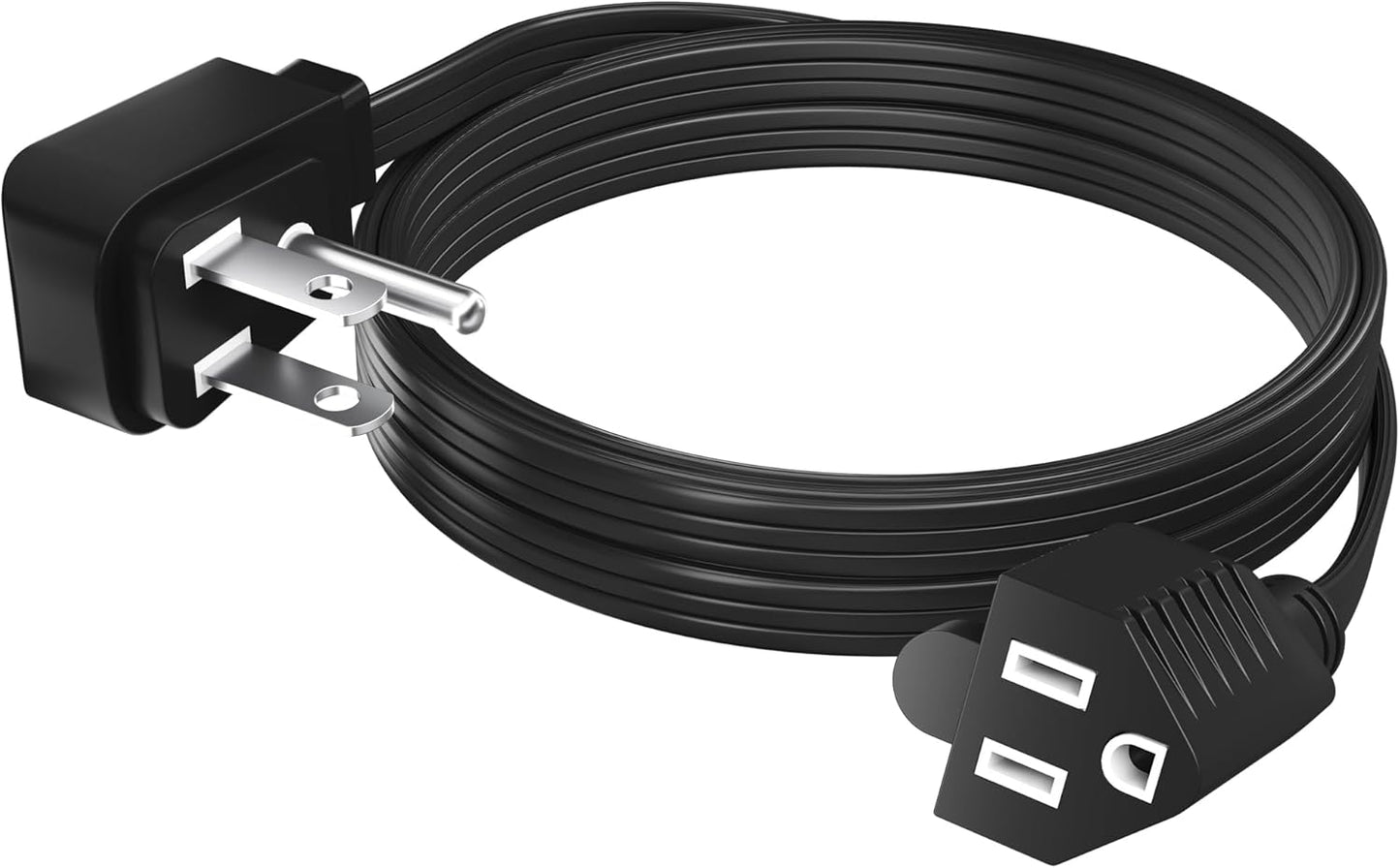 Cable extensión 1875 W 2 pies enchufe 90 grados 14 AWG